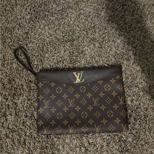 Louis Vuitton Brown Monogram Pouch
